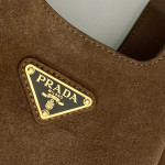 Prada, Tote, Women's Bag, Suede
