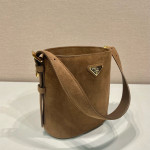Prada, Tote, Women's Bag, Suede