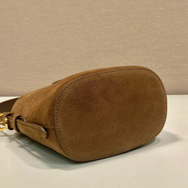 Prada, Tote, Women's Bag, Suede