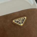 Prada, Tote, Women's Bag, Suede