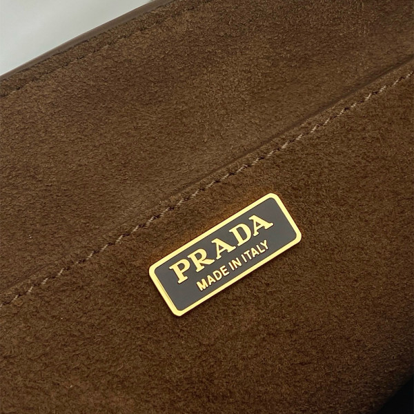 Prada, Tote, Women's Bag, Suede