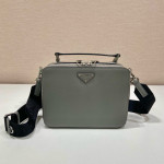 Prada, Unisex Bag, Grey