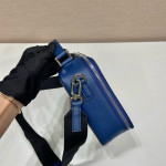 Prada, Unisex Bag, Blue