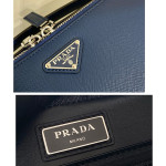 Prada, Unisex Bag, Blue