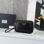 Prada, Clutch, Men's Bag, Black