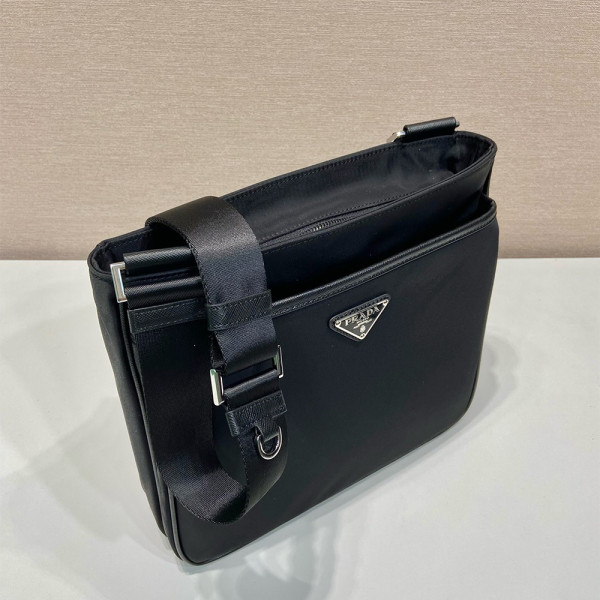 Prada, Re-Nylon Saffiano, Men's Bag, Black