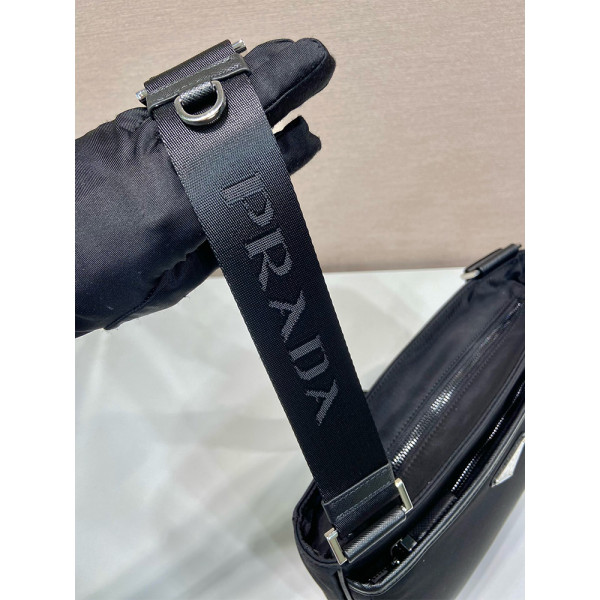 Prada, Re-Nylon Saffiano, Men's Bag, Black
