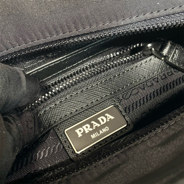Prada, Re-Nylon Saffiano, Men's Bag, Black