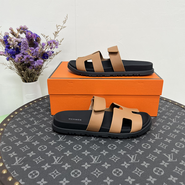 Hermes, Chypre, Men's Sandal, Brown