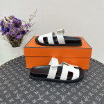 Hermes, Chypre, Men's Sandal, White