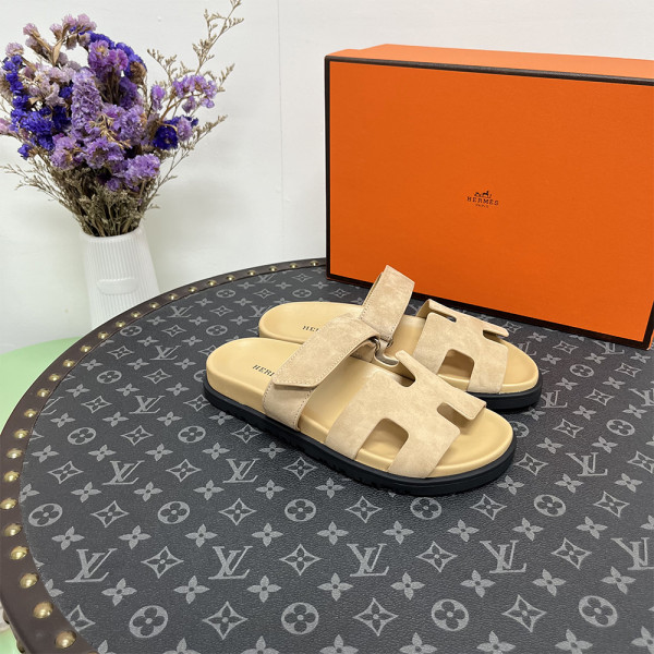 Hermes, Chypre, Men's Sandal, Camel