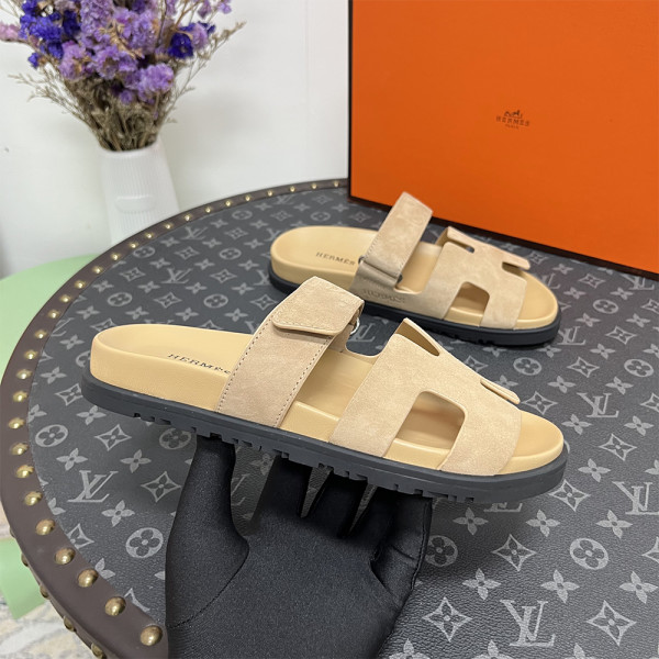 Hermes, Chypre, Men's Sandal, Camel