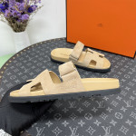 Hermes, Chypre, Men's Sandal, Camel