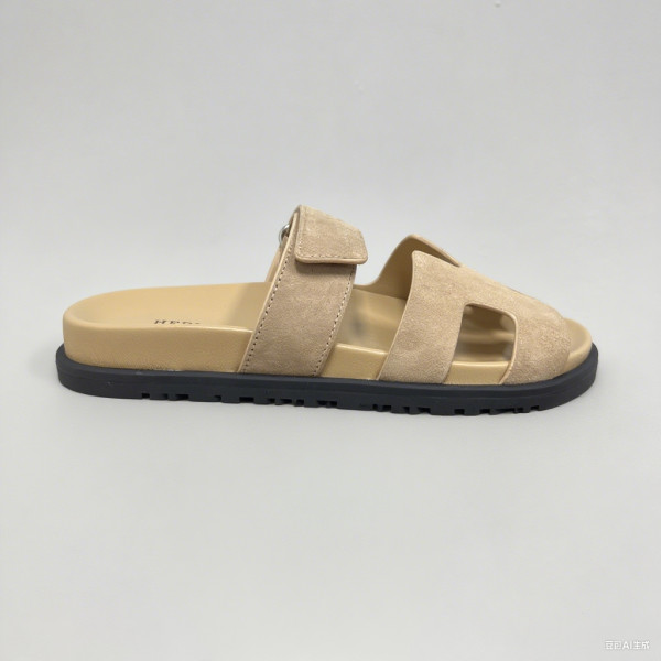 Hermes, Chypre, Men's Sandal, Camel