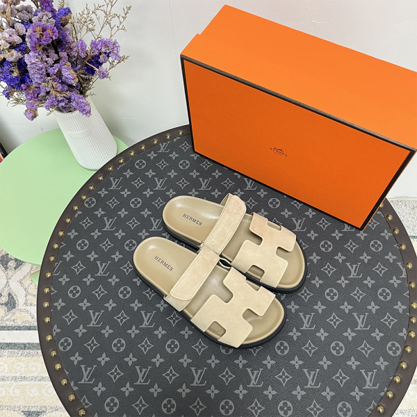 Hermes, Chypre, Men's Sandal, Camel