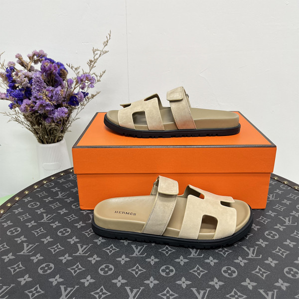 Hermes, Chypre, Women's Sandal, Beige