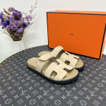 Hermes, Chypre, Women's Sandal, Beige