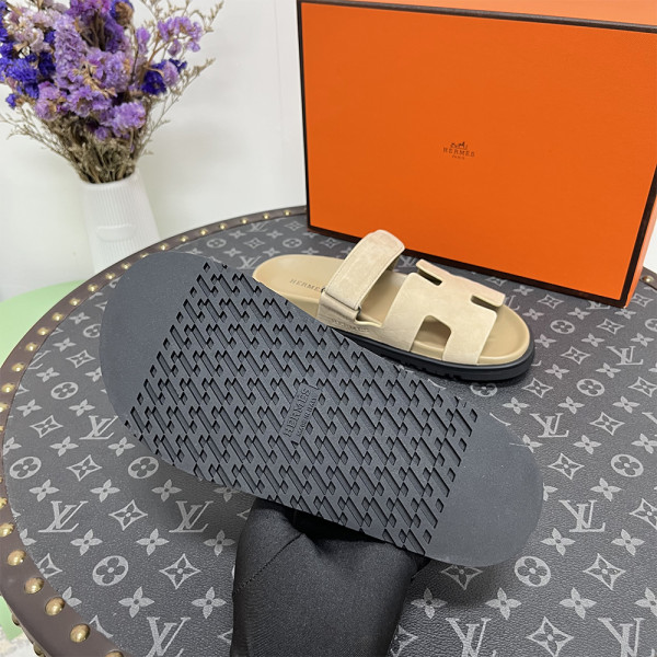 Hermes, Chypre, Women's Sandal, Beige