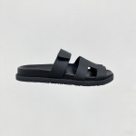 Hermes, Chypre, Women's Sandal, Black