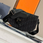 Christian Dior, Saddle, Unisex Bag, Black