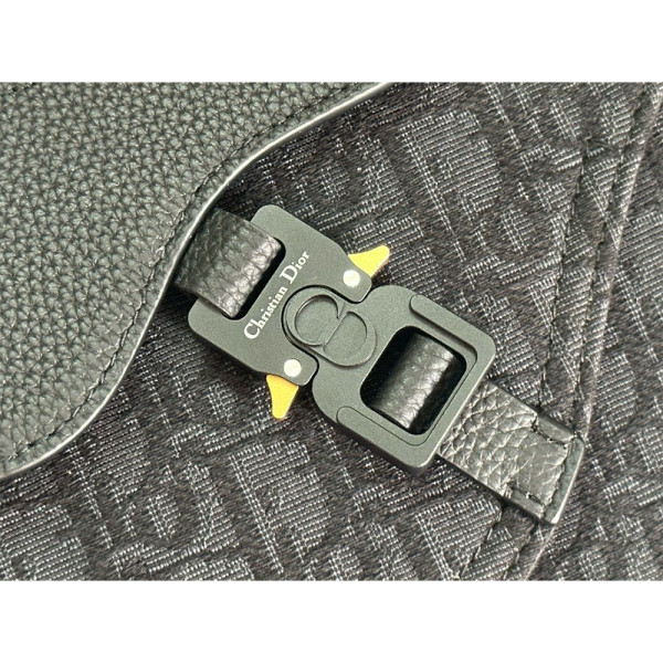 Christian Dior, Saddle, Unisex Bag, Black