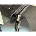 Christian Dior, Saddle, Unisex Bag, Black
