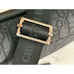 Christian Dior, Saddle, Unisex Bag, Black
