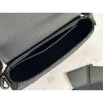 Christian Dior, Saddle, Unisex Bag, Black