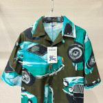 Burberry, Men's Shirt, Green