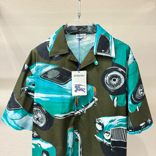 Burberry, Men's Shirt, Green