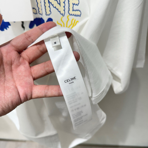 Celine, Men's T-Shirt, White
