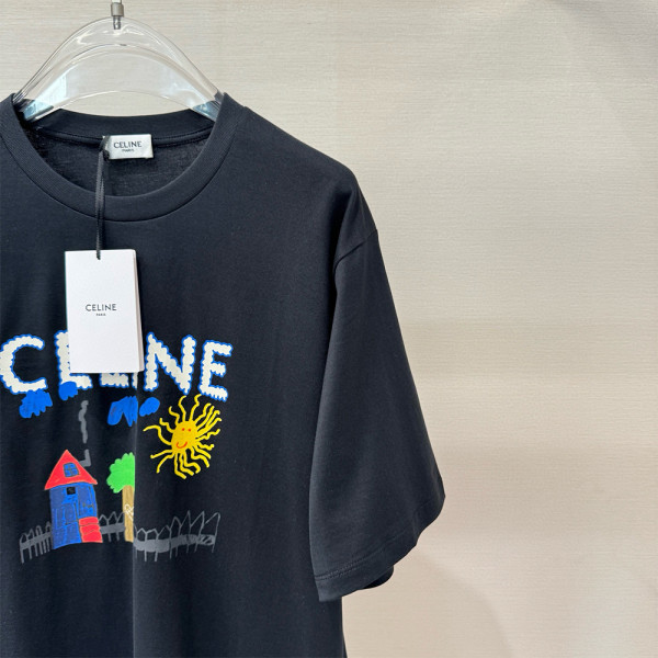 Celine, Men's T-Shirt, Black