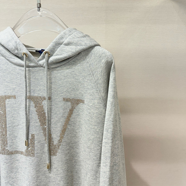 Louis Vuitton, Men's Hoodie, Grey