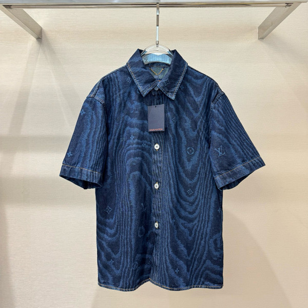Louis Vuitton, Men's Shirt, Blue