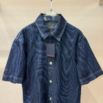 Louis Vuitton, Men's Shirt, Blue