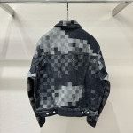Louis Vuitton, Heren Denim Jas, Zwart