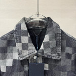 Louis Vuitton, Heren Denim Jas, Zwart