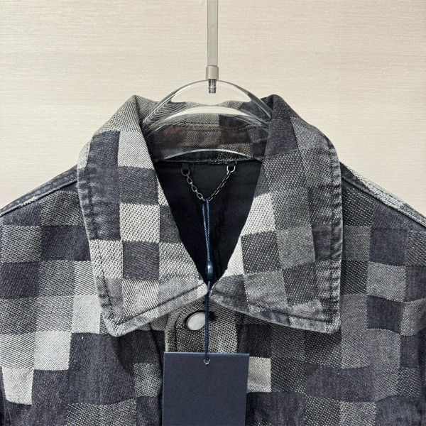 Louis Vuitton, Heren Denim Jas, Zwart