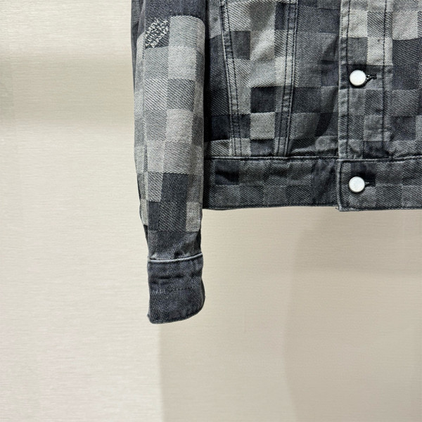 Louis Vuitton, Heren Denim Jas, Zwart