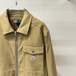 Moncler, Men's Shirt, Camel