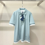 Prada, Men's Polo, Blue