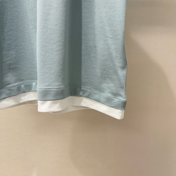 Prada, Men's Polo, Blue
