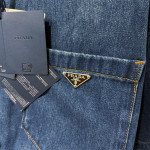 Prada, Men's Shirt, Denim