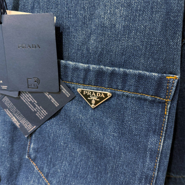 Prada, Men's Shirt, Denim