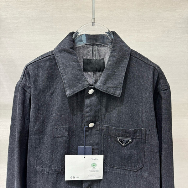 Prada, Men's Shirt, Black