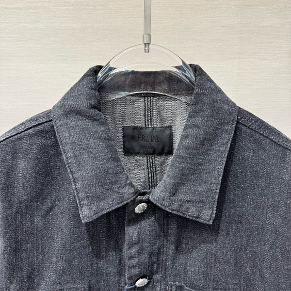 Prada, Men's Shirt, Black