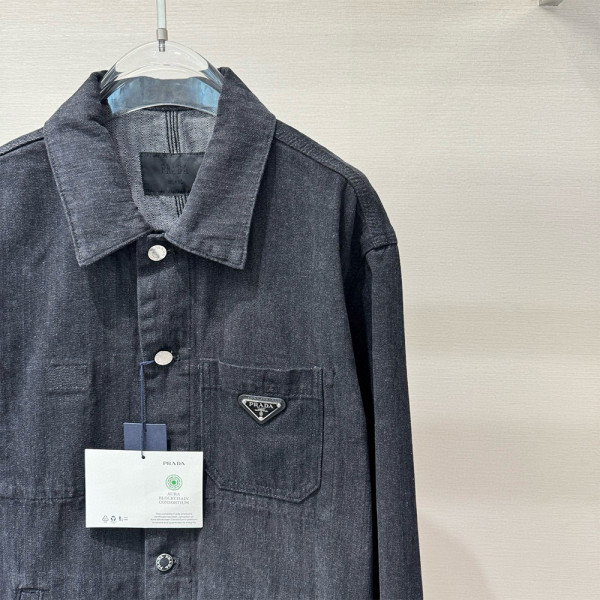 Prada, Men's Shirt, Black