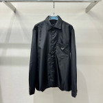Prada, Men's Shirt, Black