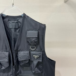 Prada, Heren Bodywarmer, Zwart