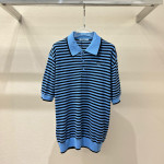 Prada, Men's Polo, Blue